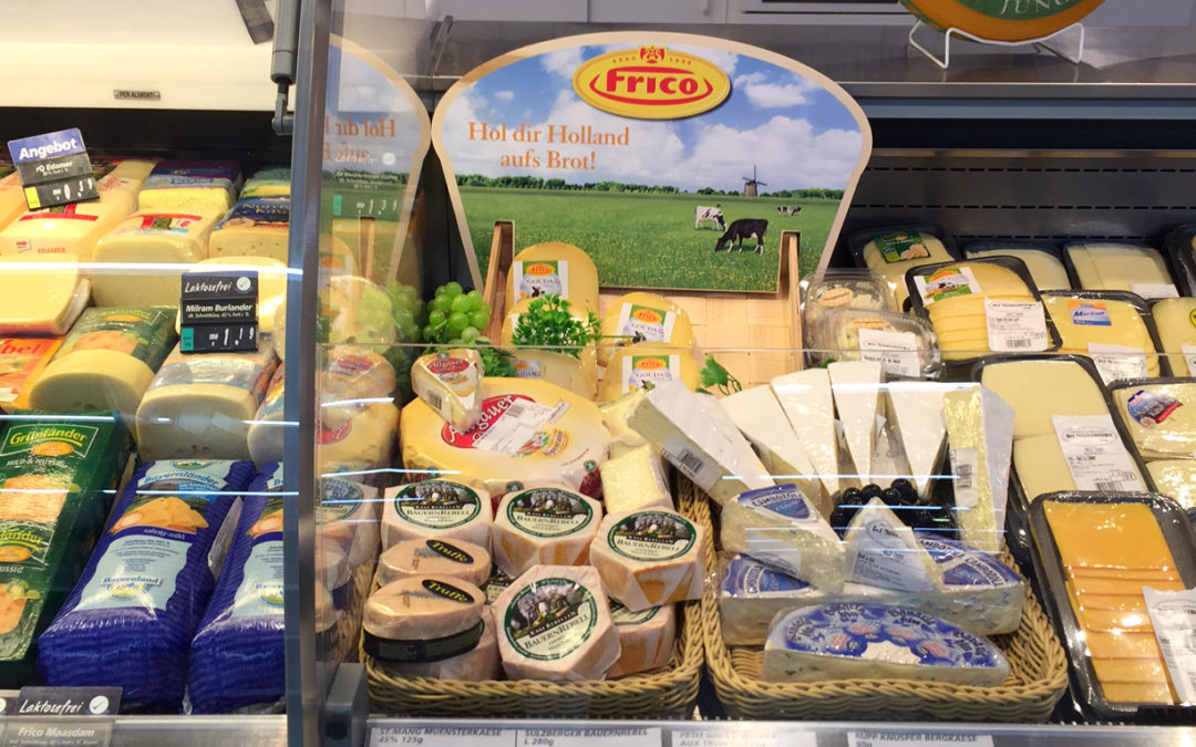 Käse- und Wursttheke im LEH – im real,- Markt