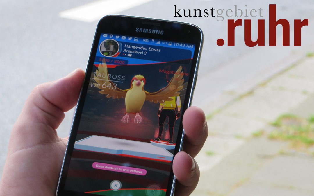 Pokémon Go auf unserer Essener Kunstroute