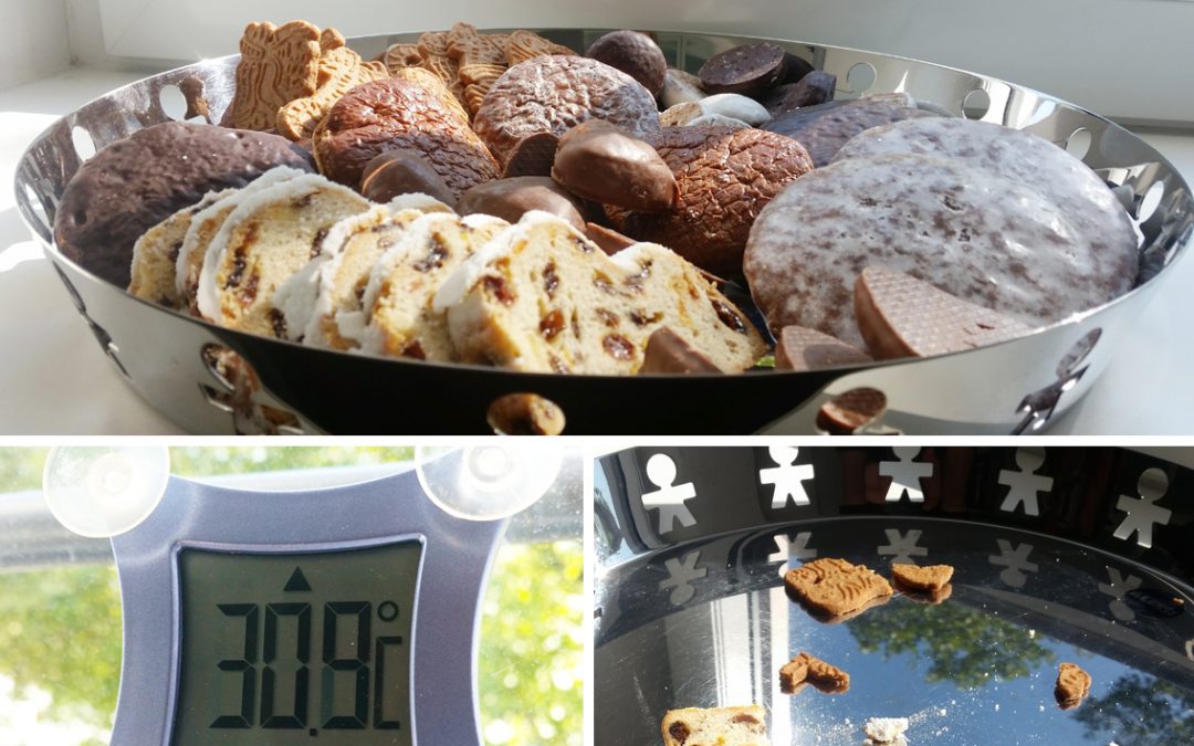 Wir sind dabei: September, 34 °C und Weihnachten
